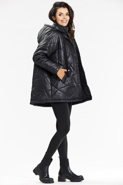 Quilted Jacket with Starry Sky Lining - Michelle & Kenza Co.