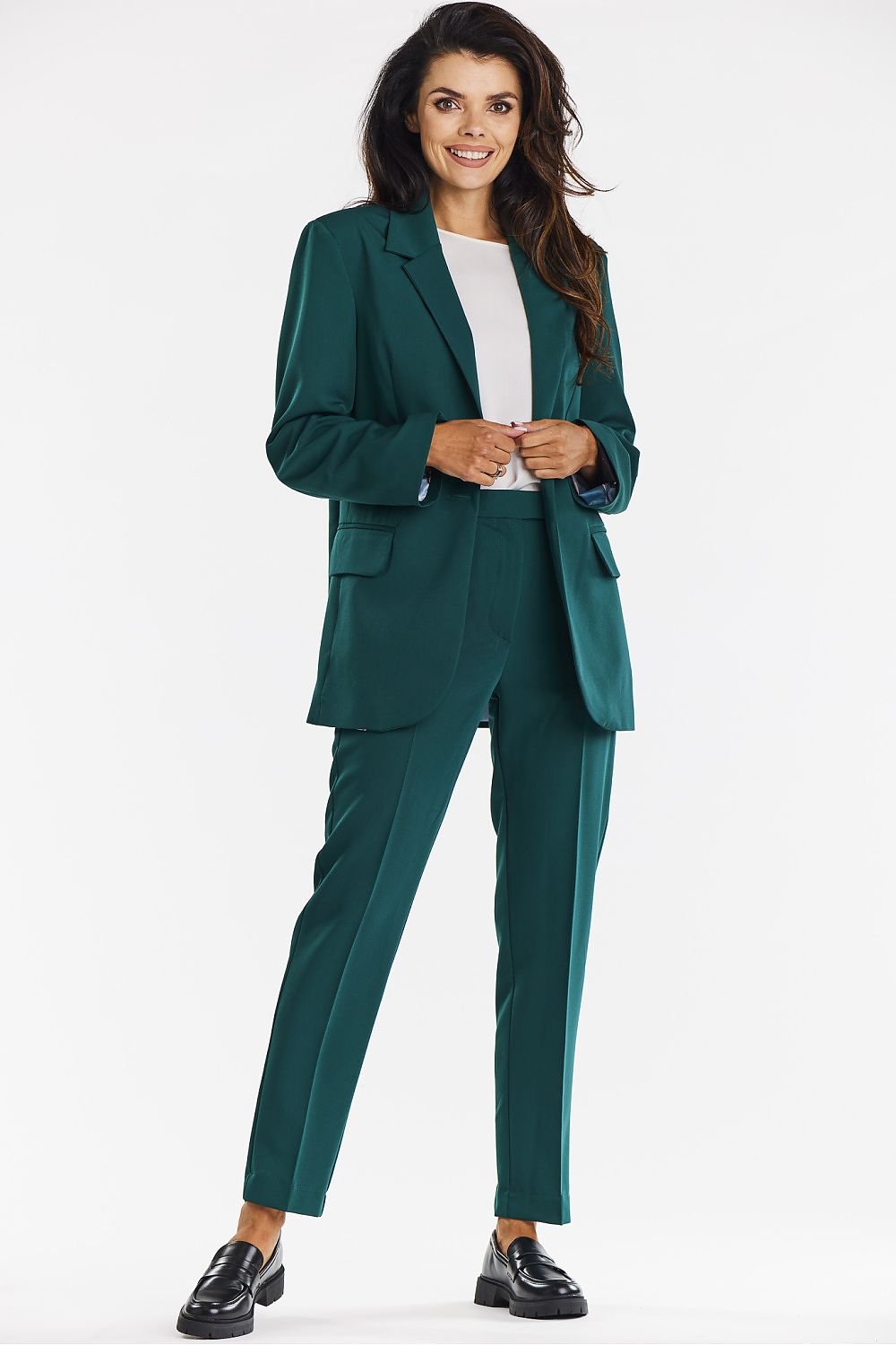 Viscose Jacket with Contrasting Lining - Michelle & Kenza Co.