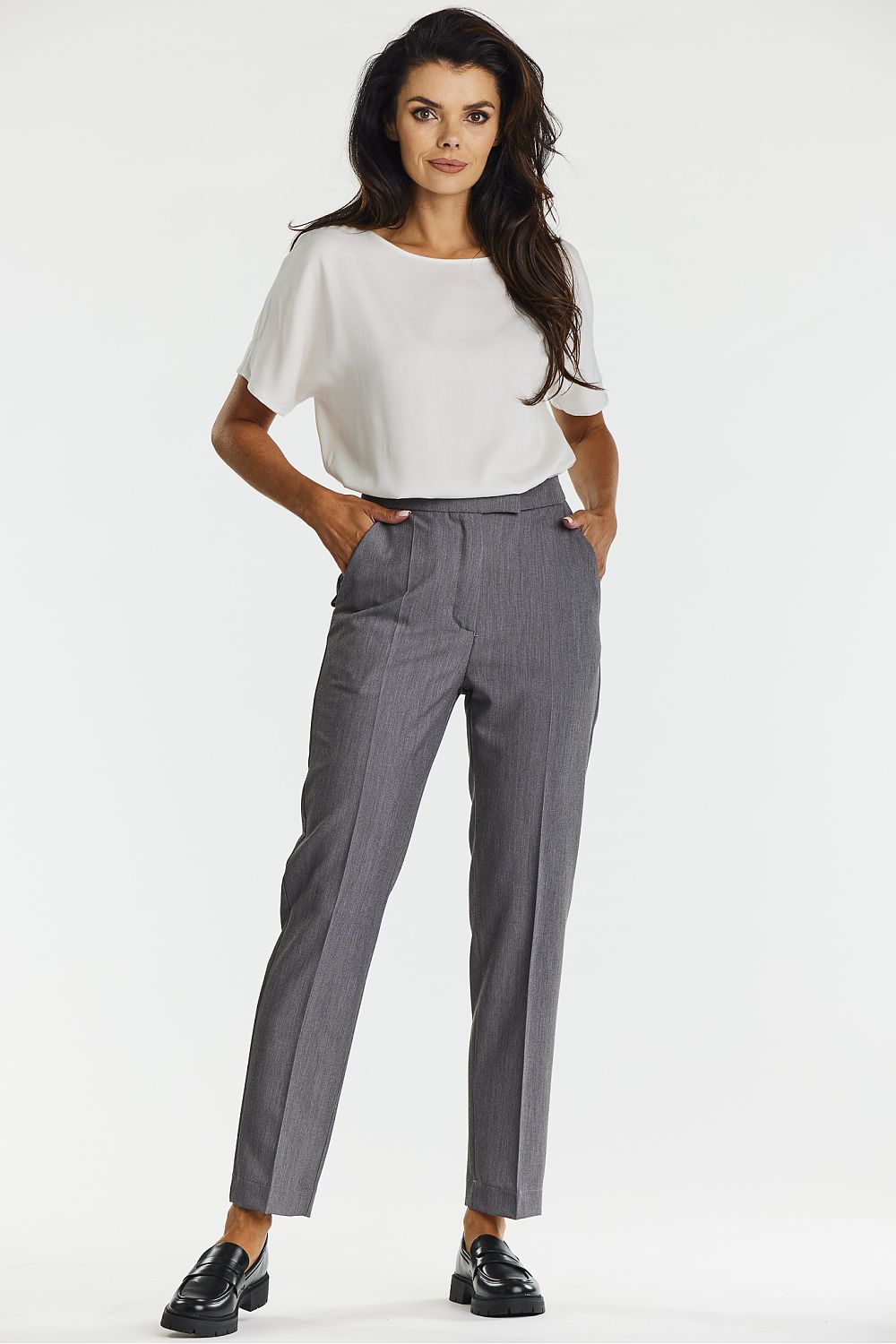 Viscose Cigarette Pants with Halterneck Detail - Michelle & Kenza Co.