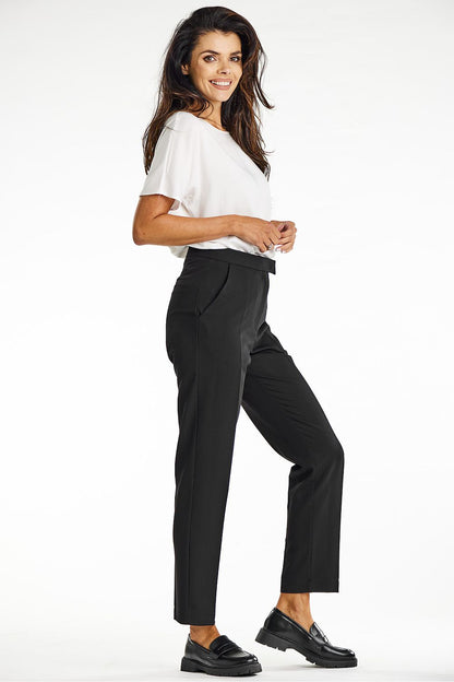 Viscose Cigarette Pants with Halterneck Detail - Michelle & Kenza Co.