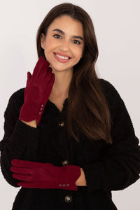 Cotton Blend Gloves with Decorative Buttons - Michelle & Kenza Co.