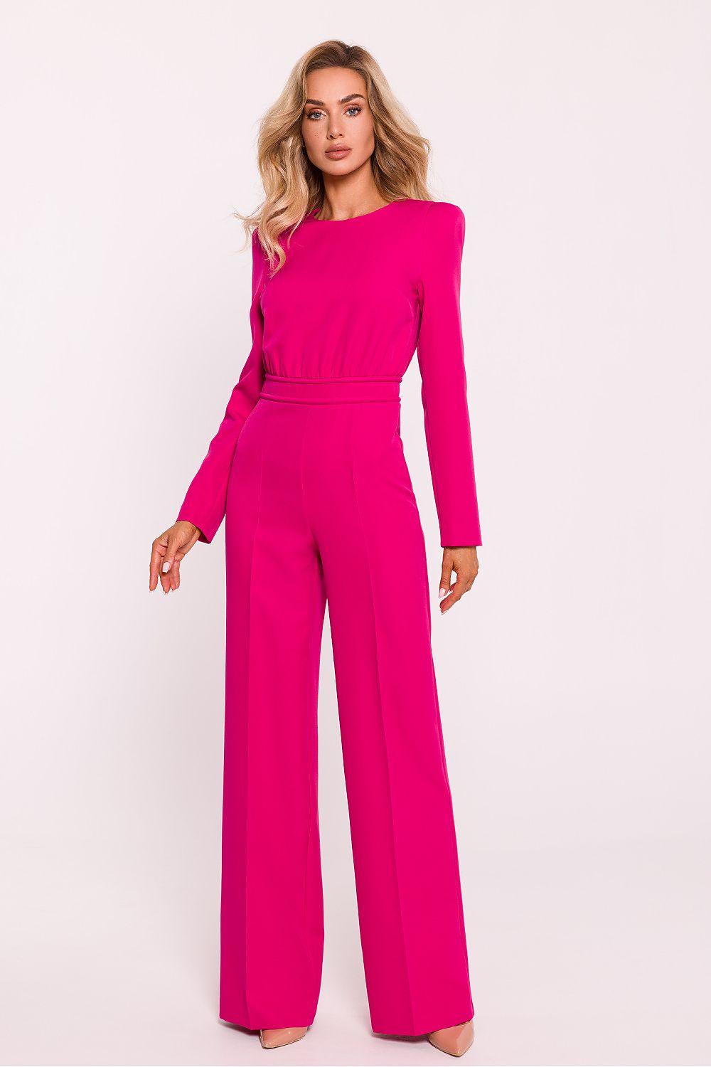 Chic Jumpsuit with Decorative Metal Zipper - Michelle & Kenza Co.