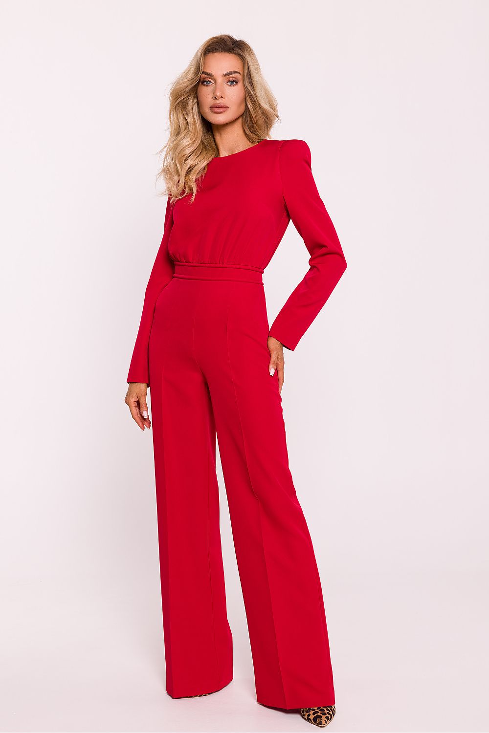 Chic Jumpsuit with Decorative Metal Zipper - Michelle & Kenza Co.