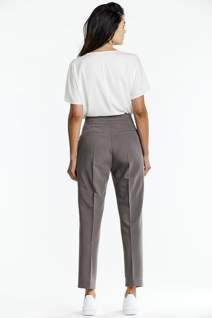 Viscose Cigarette Pants with Halterneck Detail - Michelle & Kenza Co.