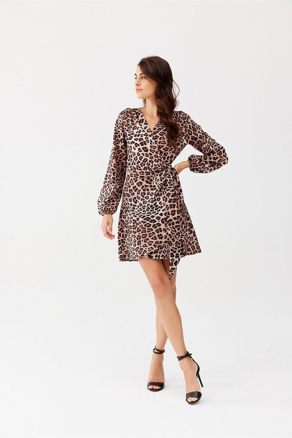 Feminine Mini Wrap Dress