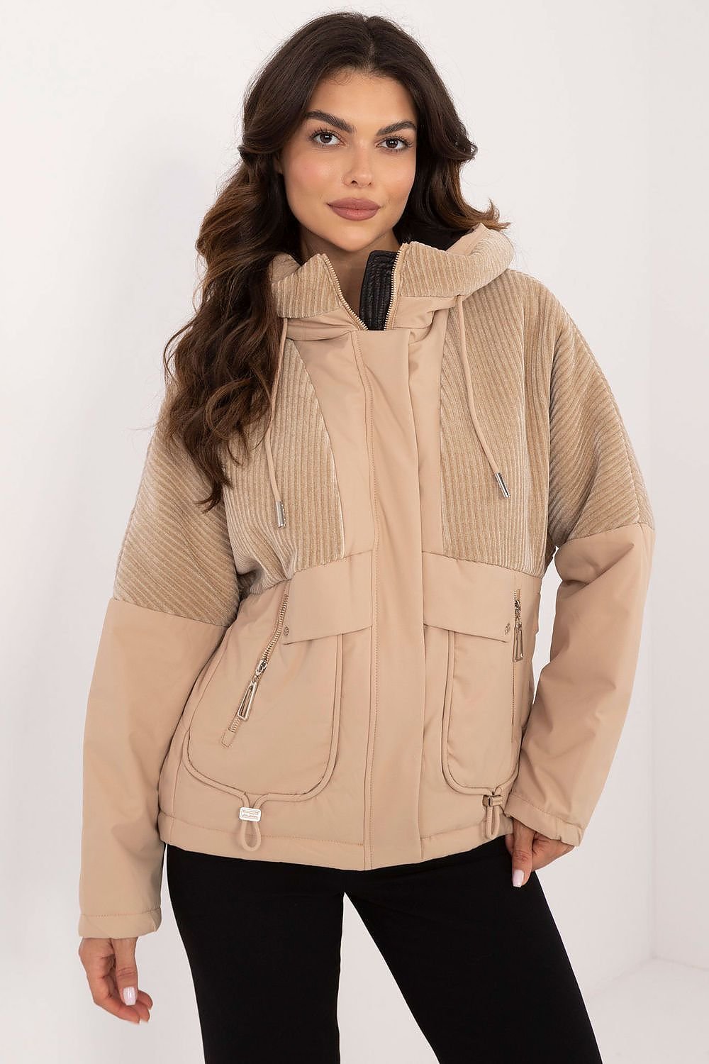 Quilted Jacket with Hooded Design - Michelle & Kenza Co.