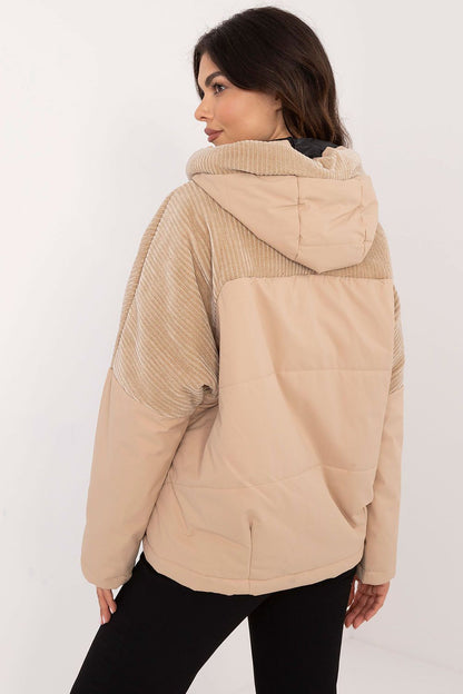 Quilted Jacket with Hooded Design - Michelle & Kenza Co.