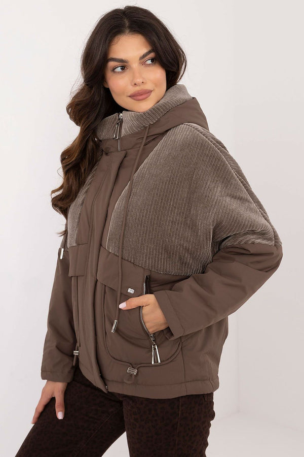 Quilted Jacket with Hooded Design - Michelle & Kenza Co.