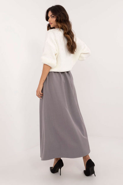 Elegant Flared Maxi Skirt