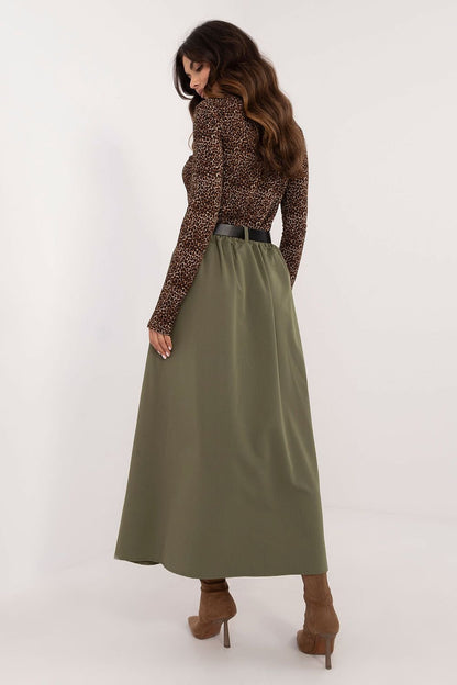 Elegant Flared Maxi Skirt