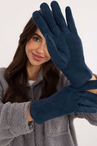 Elegant Insulated Gloves - Embroidered Finger