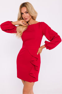 Chic Mini Dress with Flounce Detail - Michelle & Kenza Co.