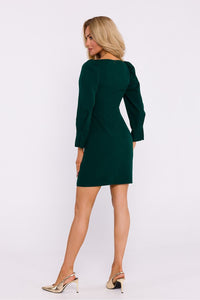 Charming Mini Dress with Deep Square Neckline - Michelle & Kenza Co.