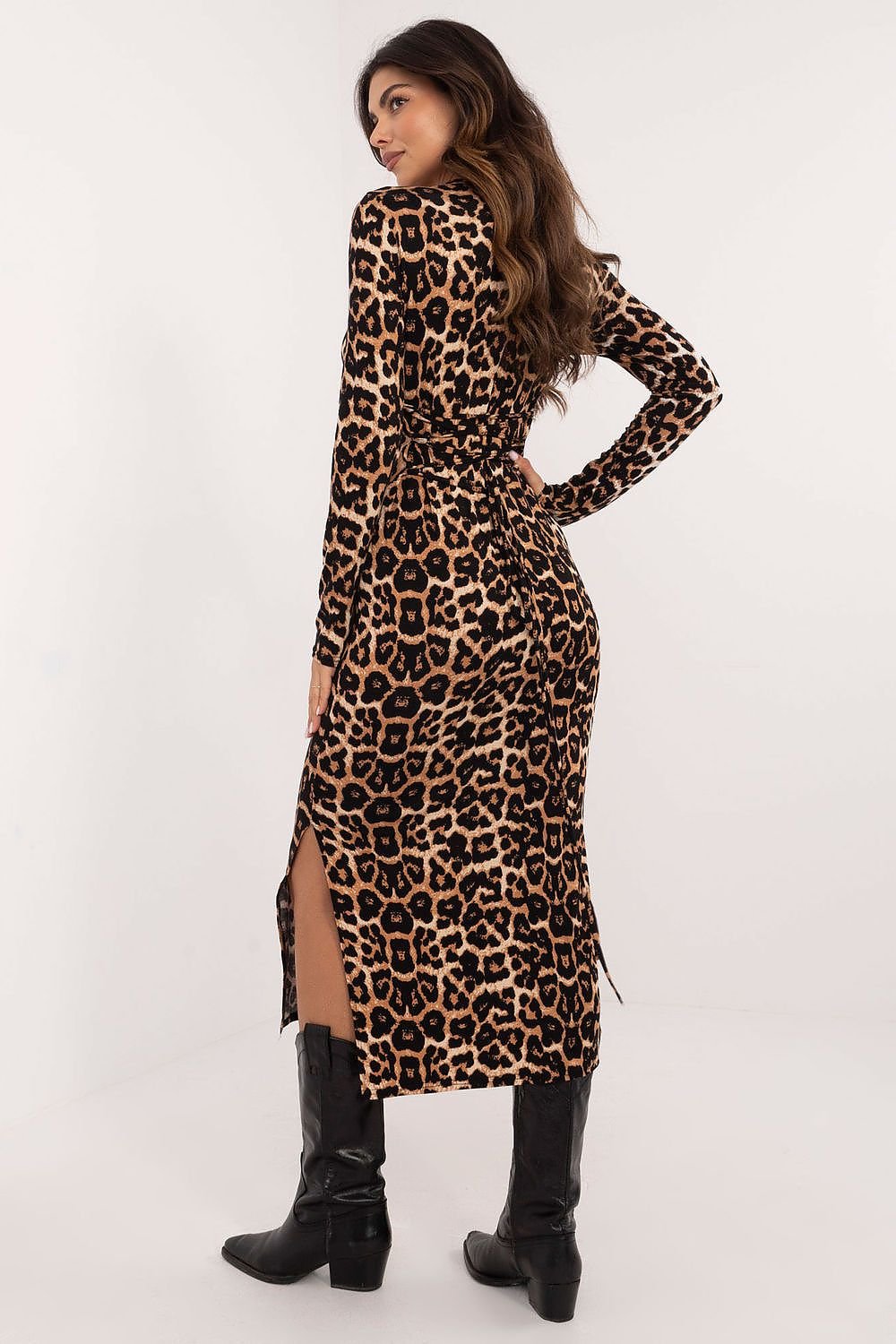 Chic Animal Print Dress