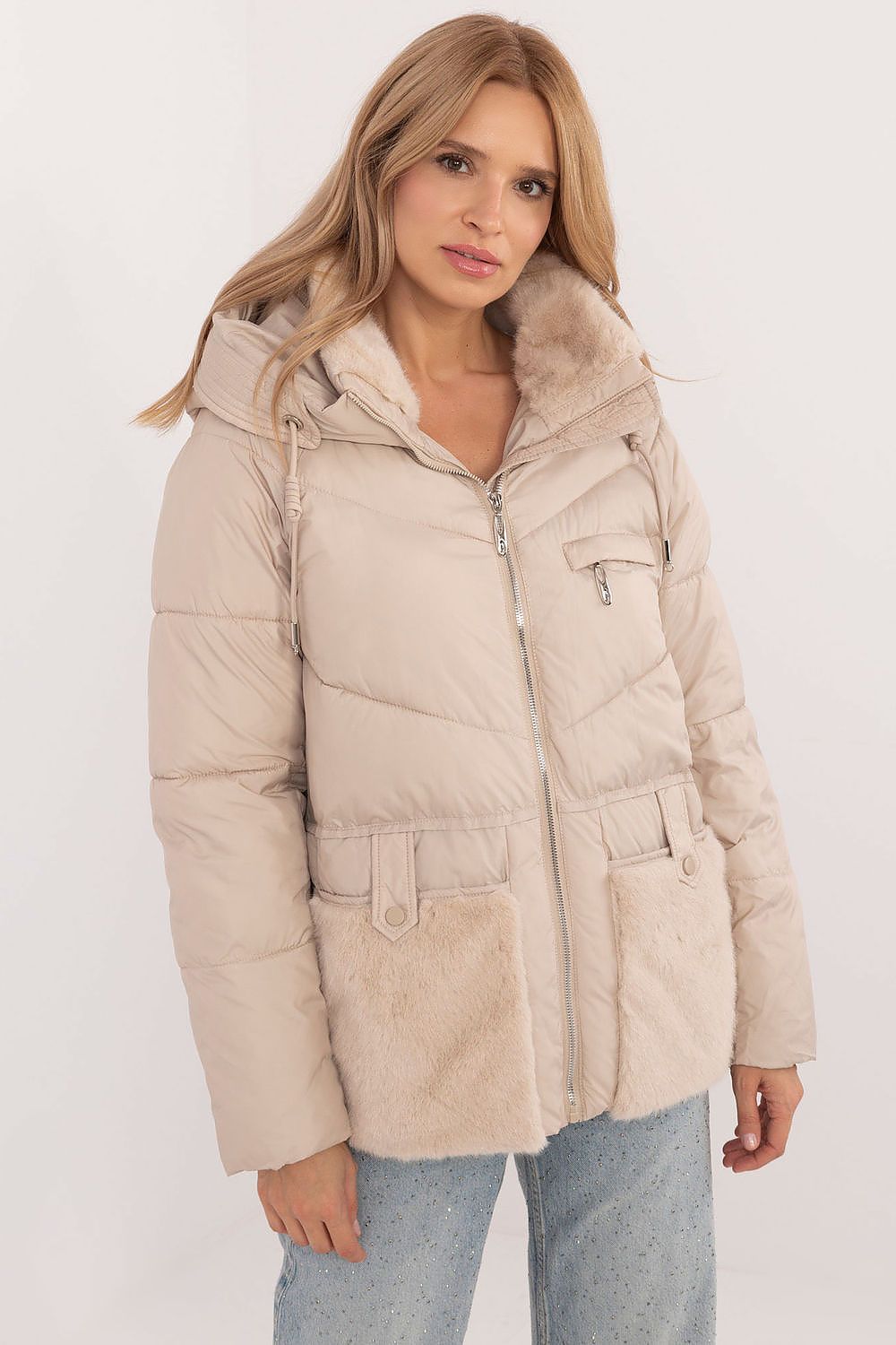 Quilted Jacket with Practical Hood - Michelle & Kenza Co.