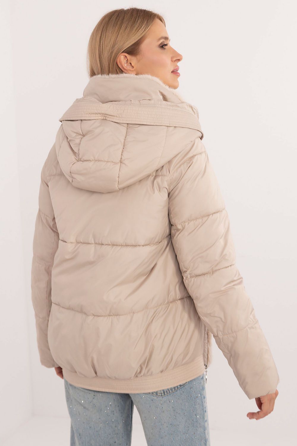 Quilted Jacket with Practical Hood - Michelle & Kenza Co.