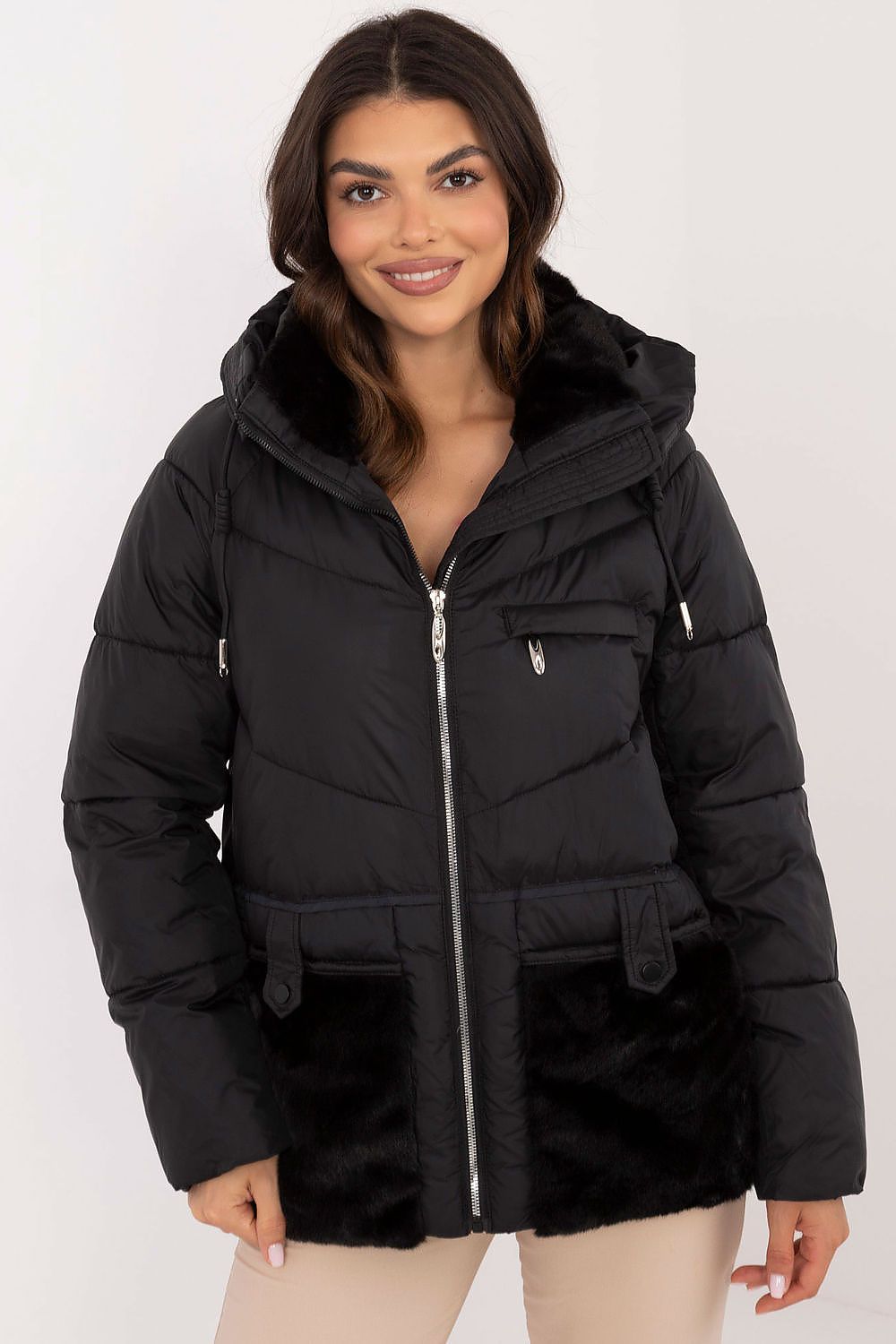 Quilted Jacket with Practical Hood - Michelle & Kenza Co.