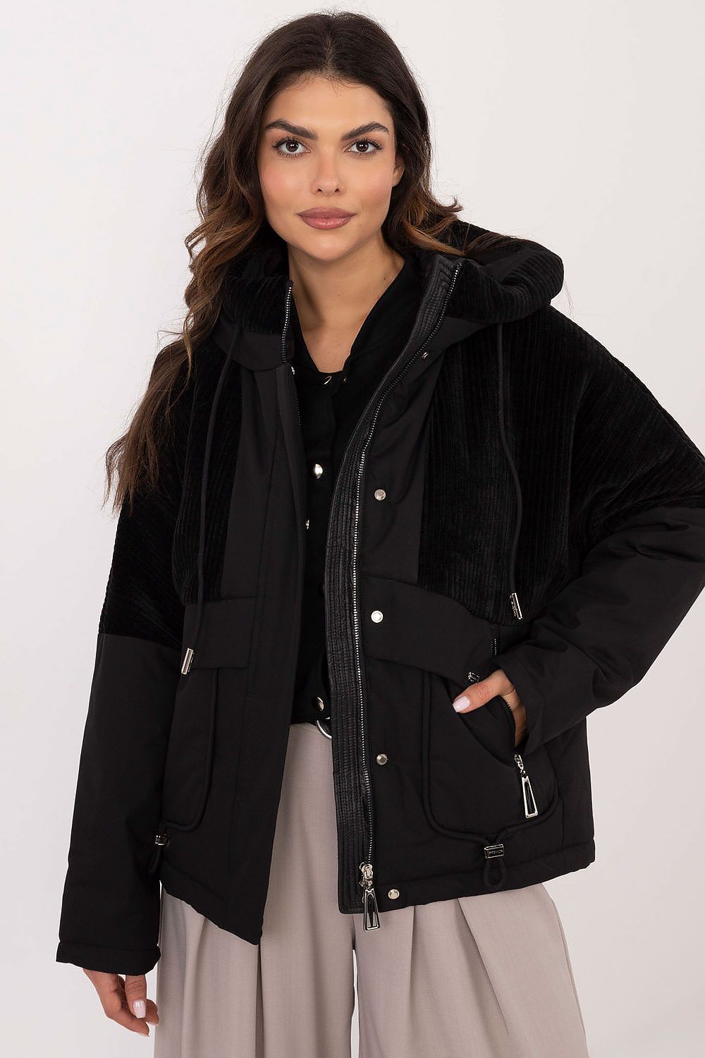 Quilted Jacket with Hooded Design - Michelle & Kenza Co.