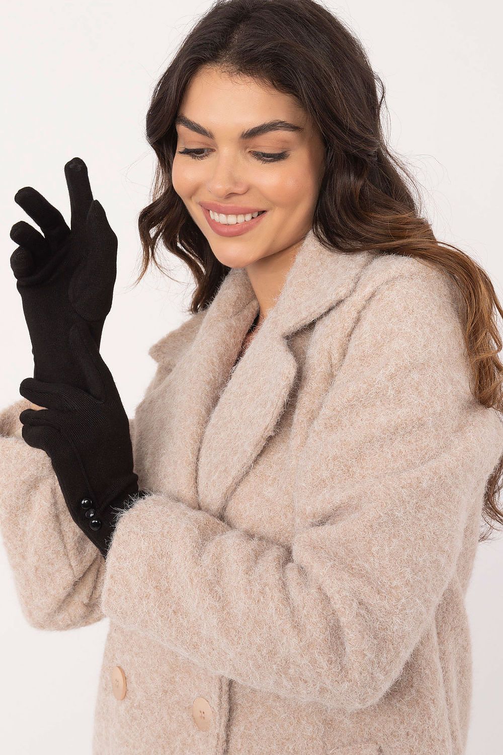 Elegant Gloves - Decorative Buttons