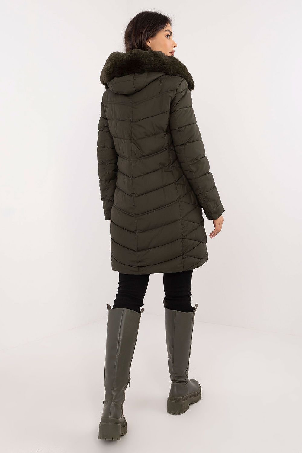 Chic Quilted Down Jacket