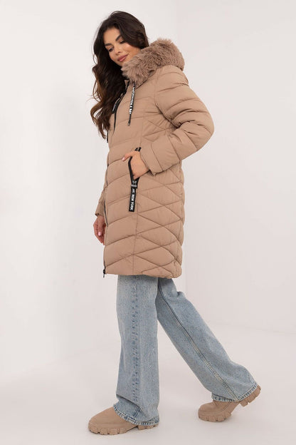 Chic Quilted Down Jacket