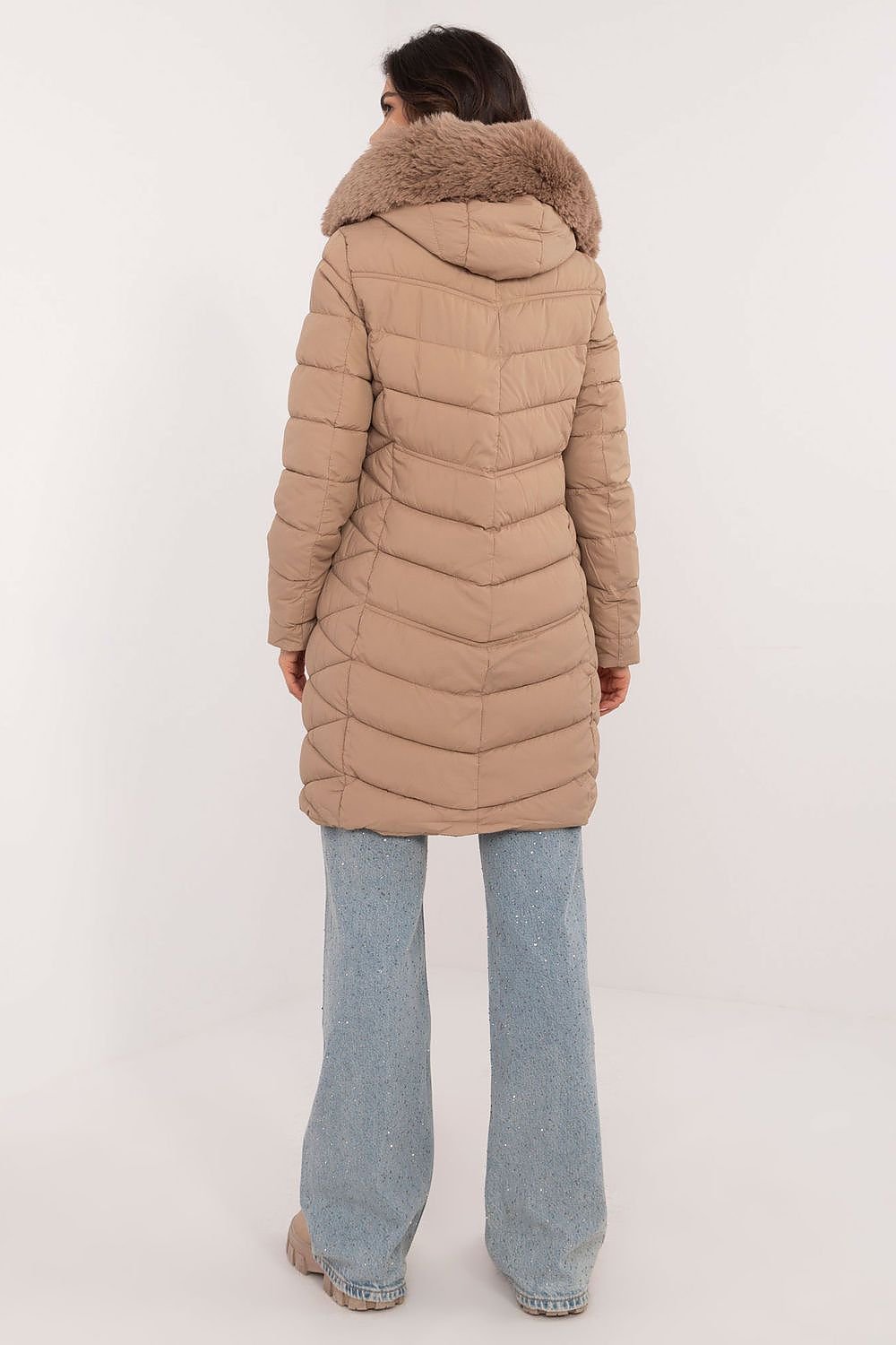 Chic Quilted Down Jacket