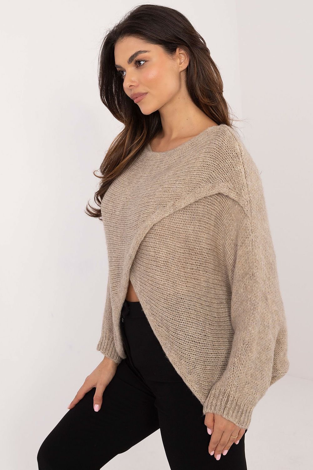 Overlapping Elegant Sweater