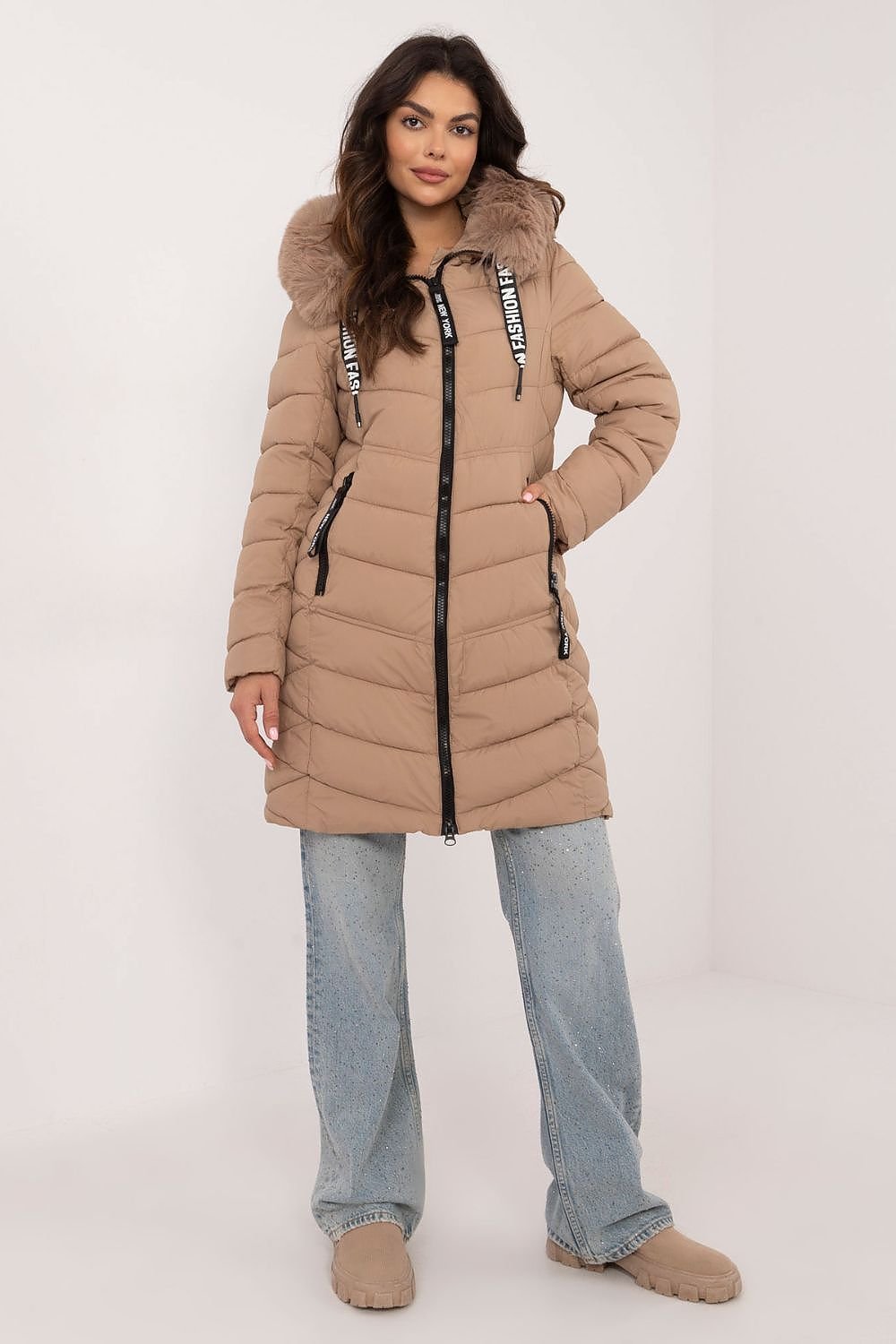 Chic Quilted Down Jacket