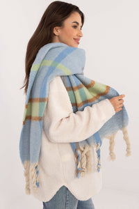 Elegant Scarf - Checkered with Tassels