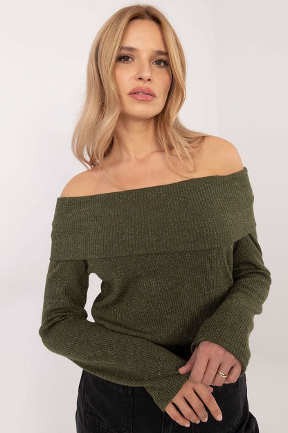 Elegant Off-the-Shoulder Sweater