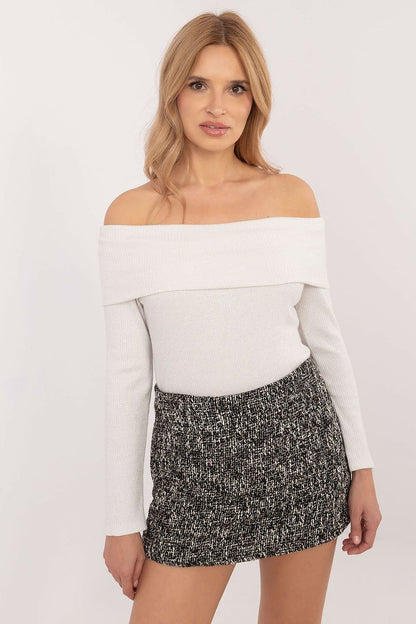 Elegant Off-the-Shoulder Sweater