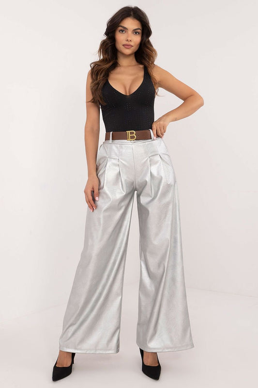 Elegant Eco Leather Trousers