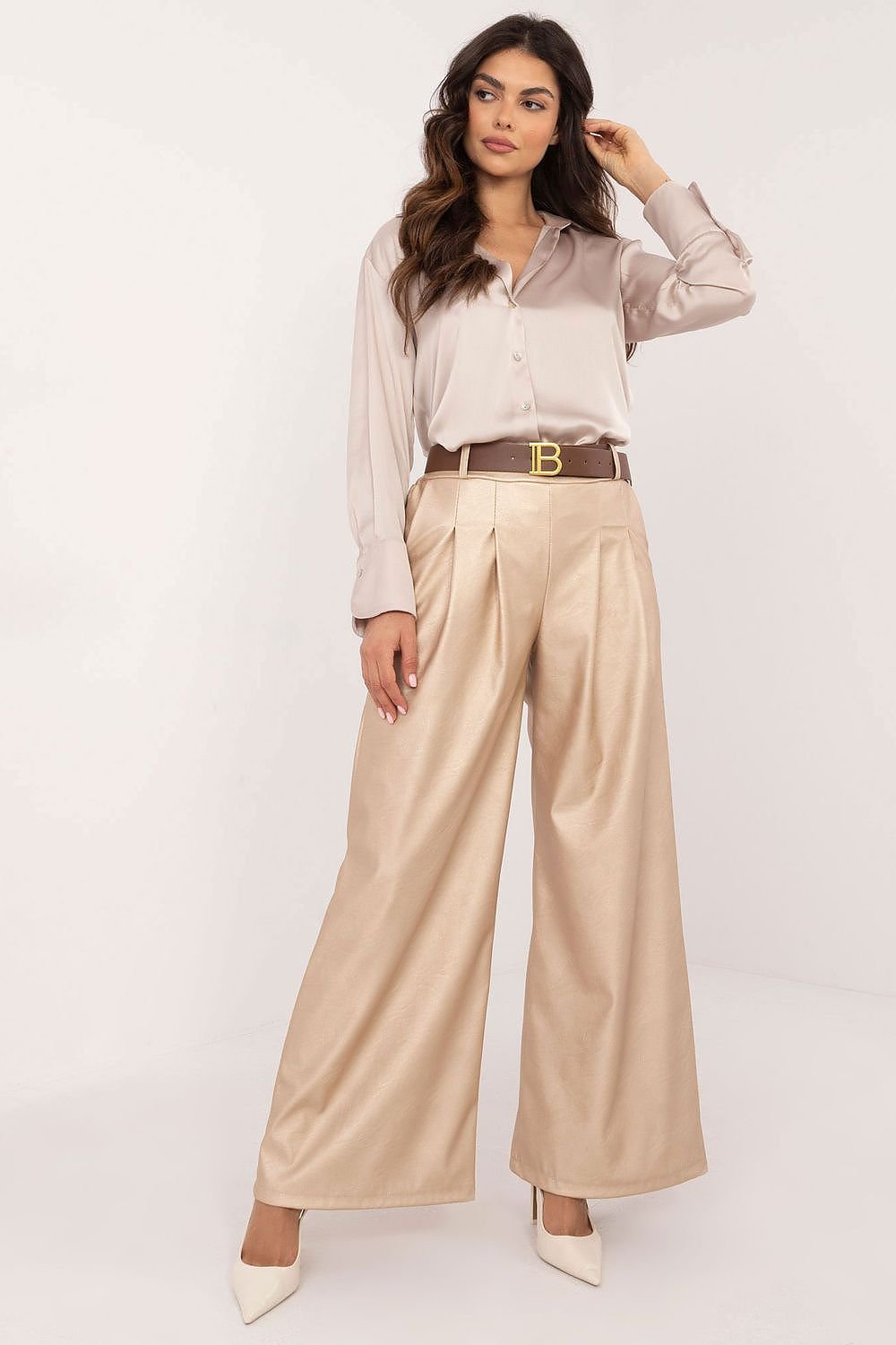 Elegant Eco Leather Trousers