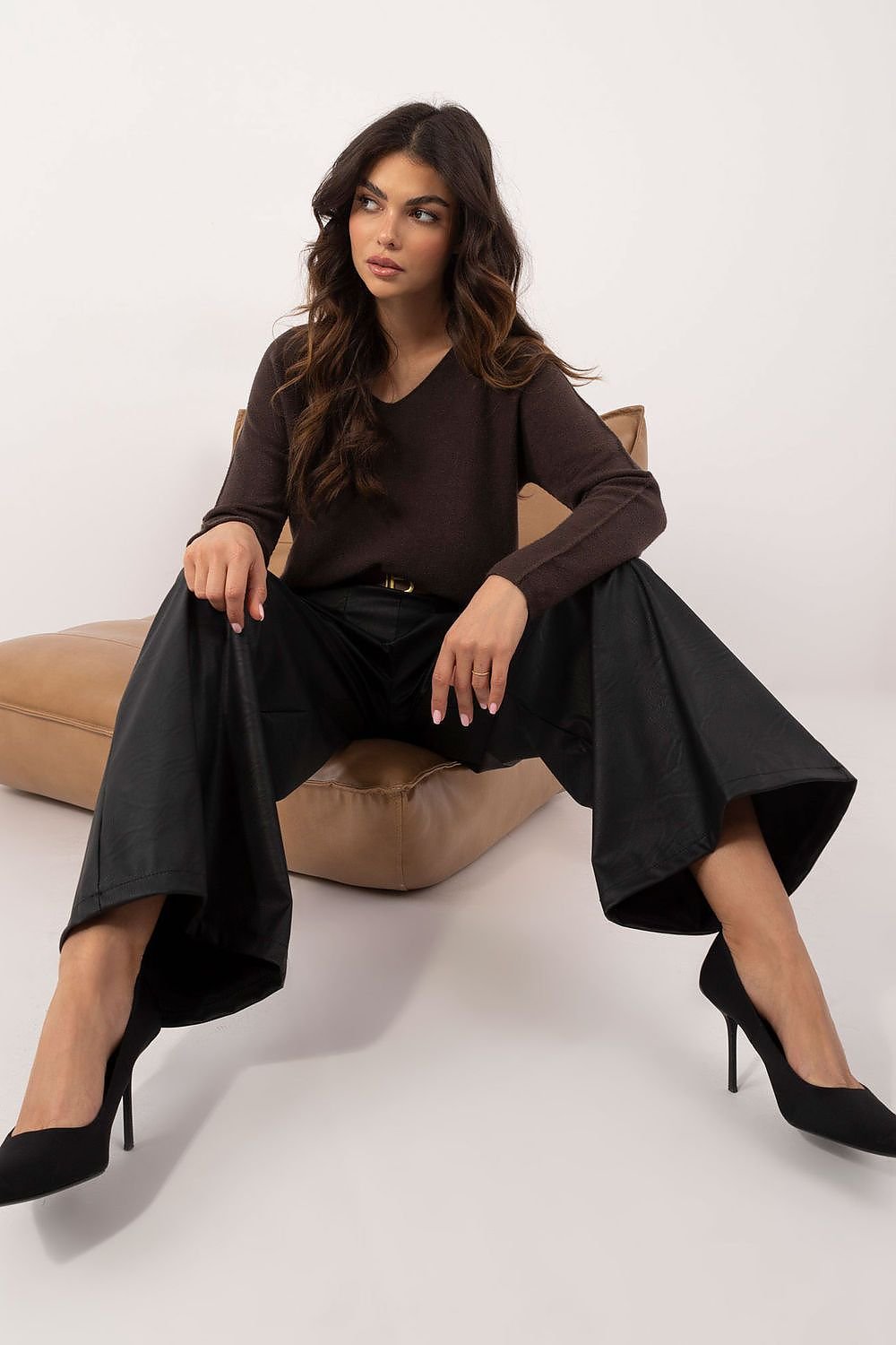 Elegant Eco Leather Trousers