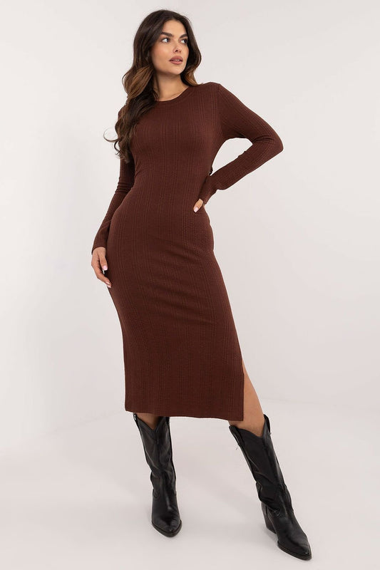 Elegant Knitted Midi Dress