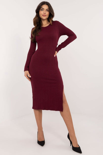 Elegant Knitted Midi Dress