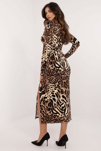 Chic Animal Print Dress