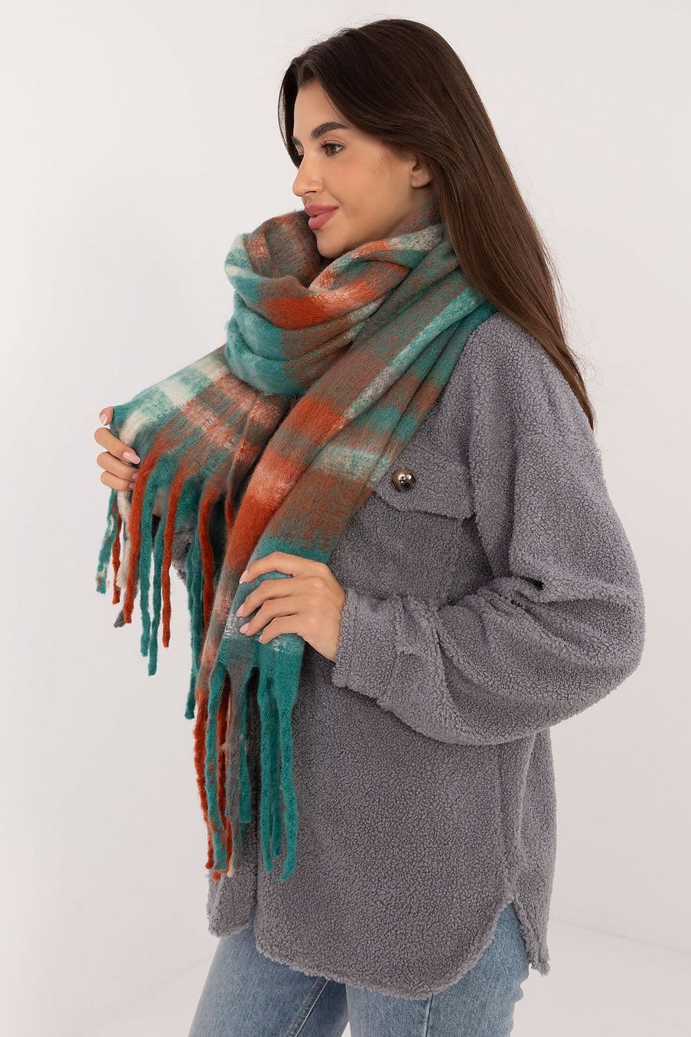 Chic Checkered Scarf