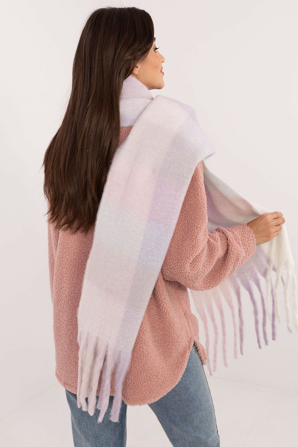 Elegant Check Scarf