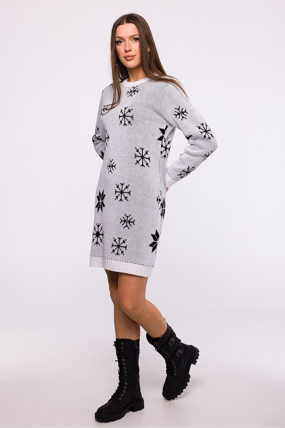 Charming Holiday Sweater Dress