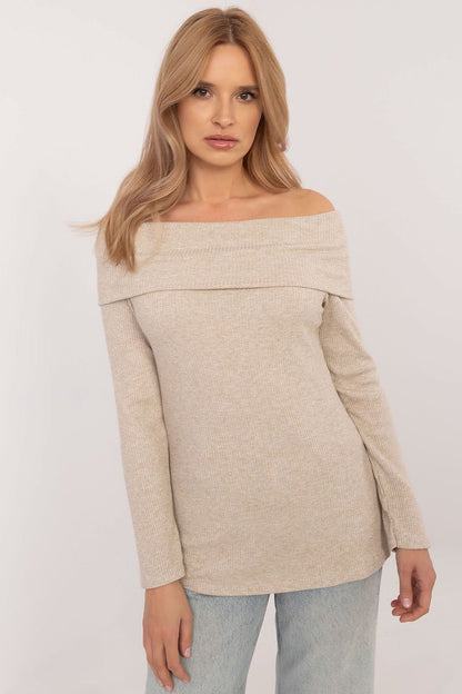 Elegant Off-the-Shoulder Sweater