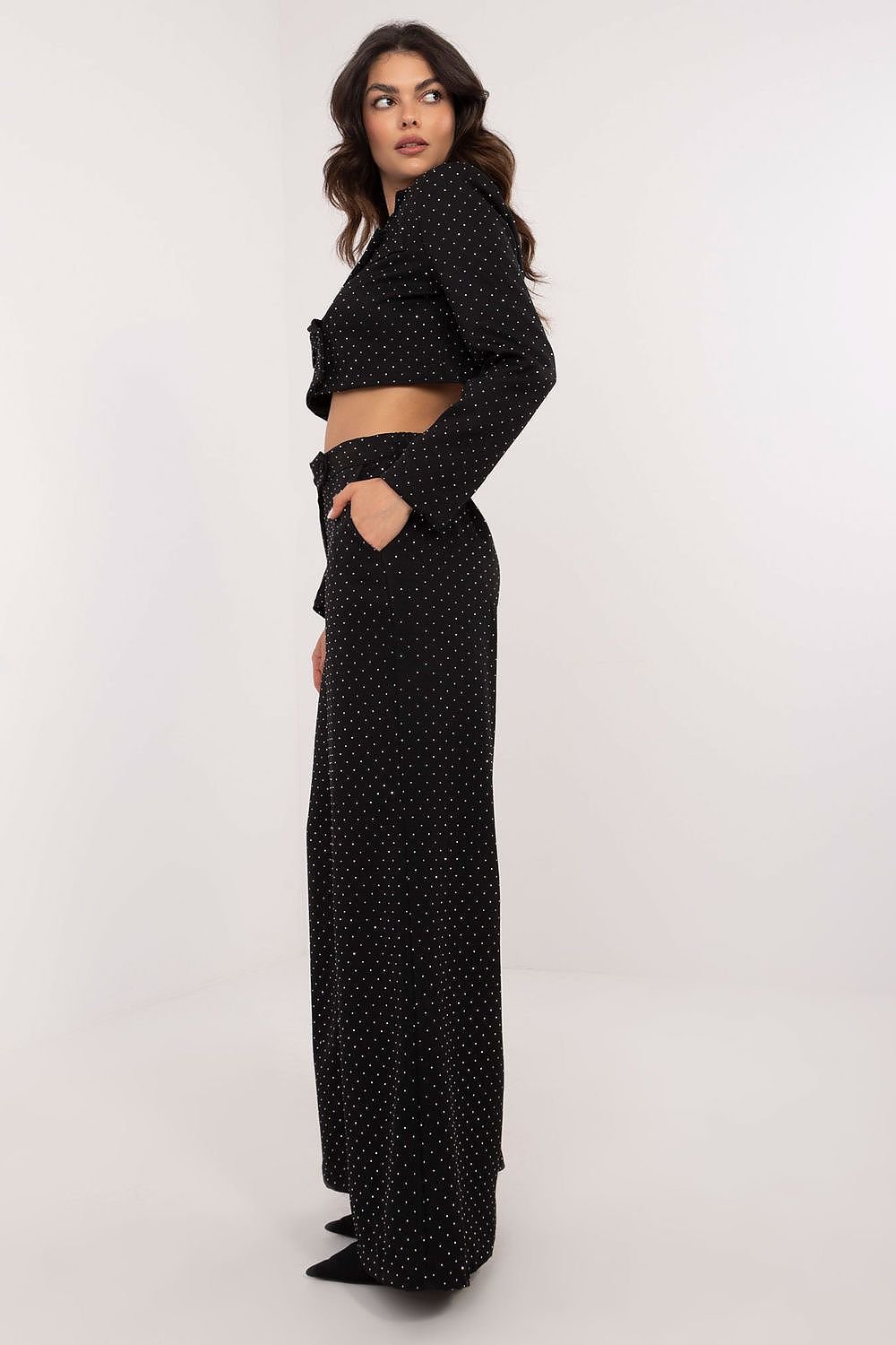 Sophisticated Sequined Palazzo Pants