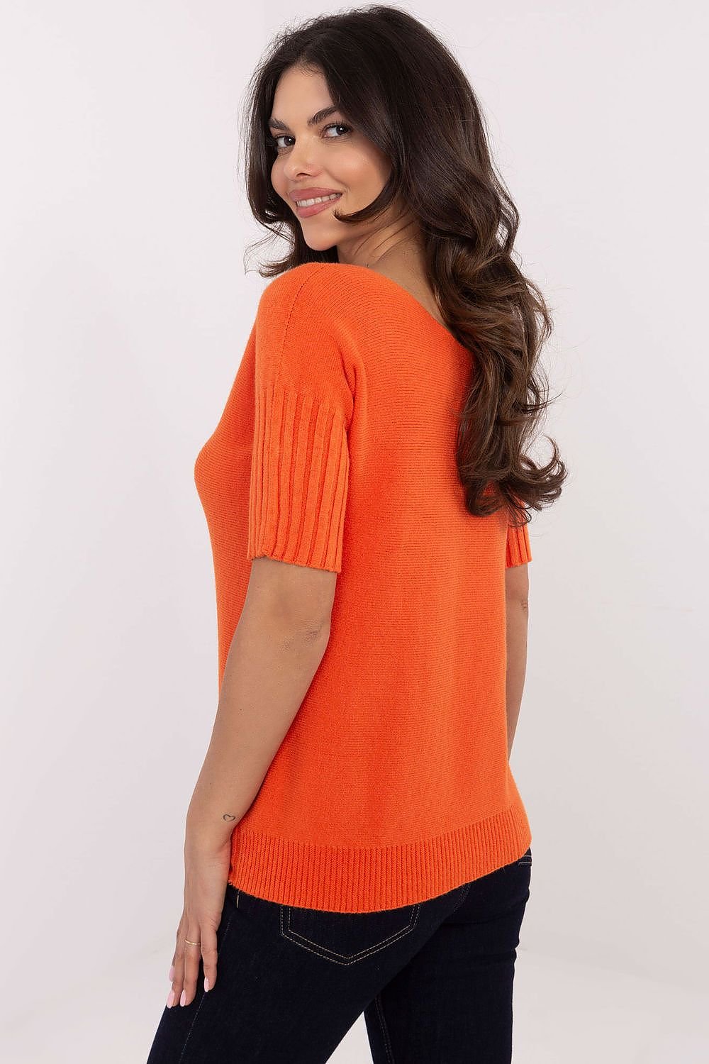 Stylish Short Sleeve Sweater