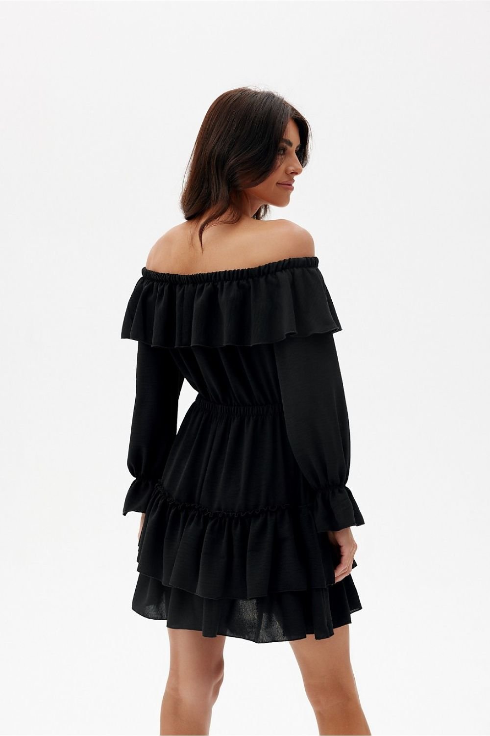 Spanish Ruffle Mini Dress