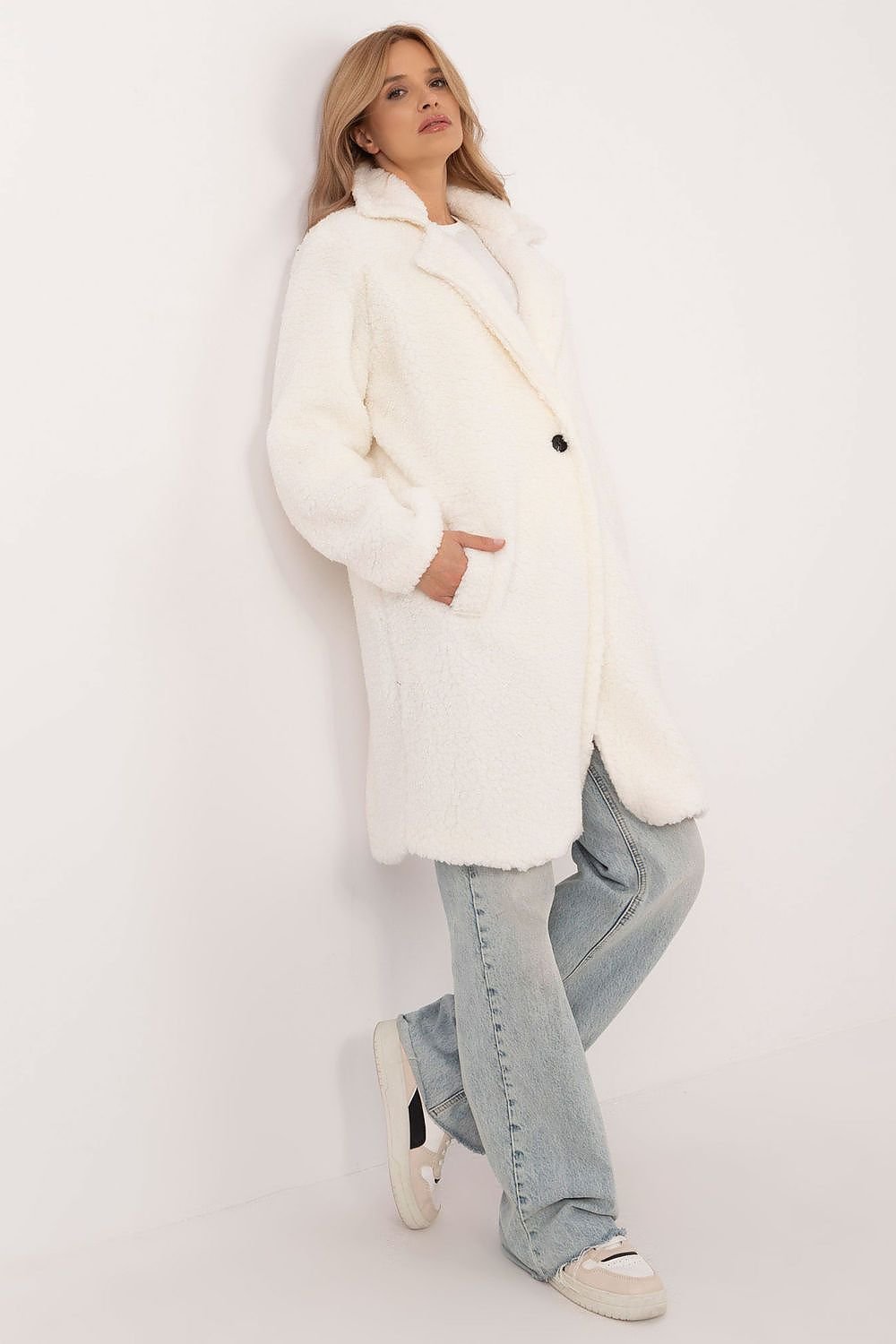 Elegant Knee-Length Coat