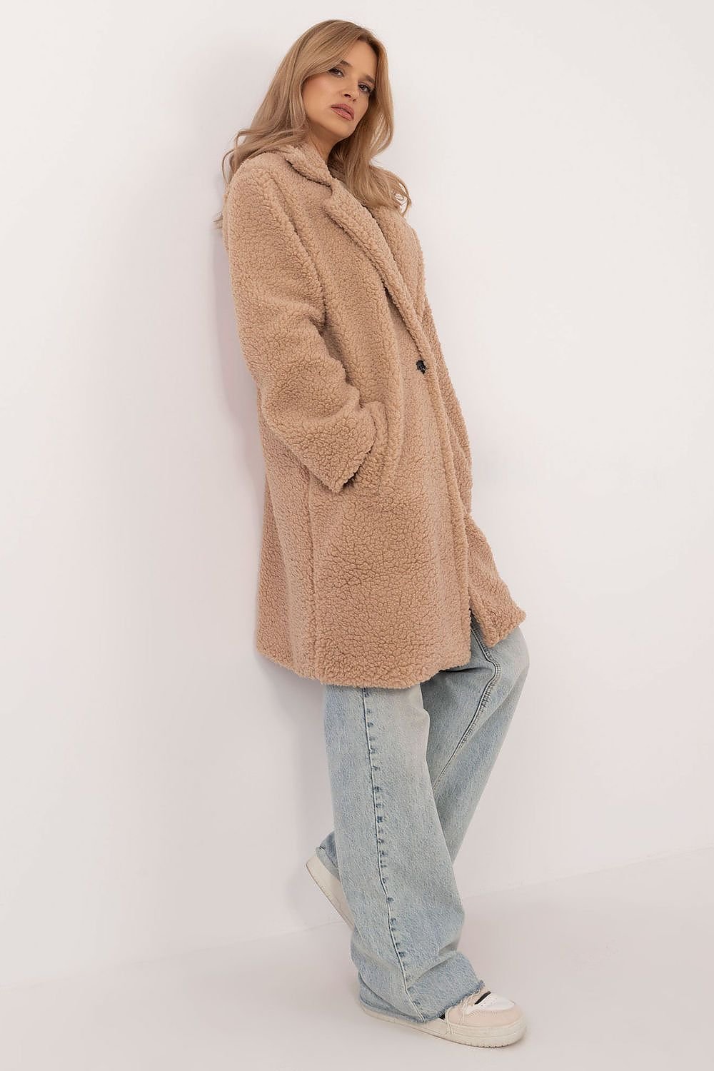 Elegant Knee-Length Coat