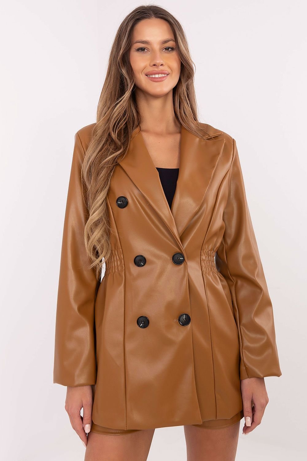 Chic Eco-Leather Jacket