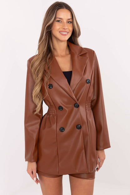 Chic Eco-Leather Jacket