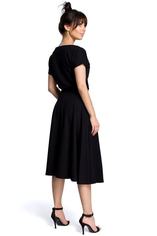 Flared Belted Daydress for Effortless Elegance