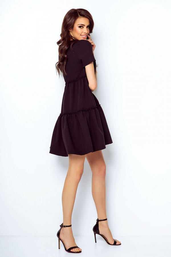 Flared Neckline Daydress